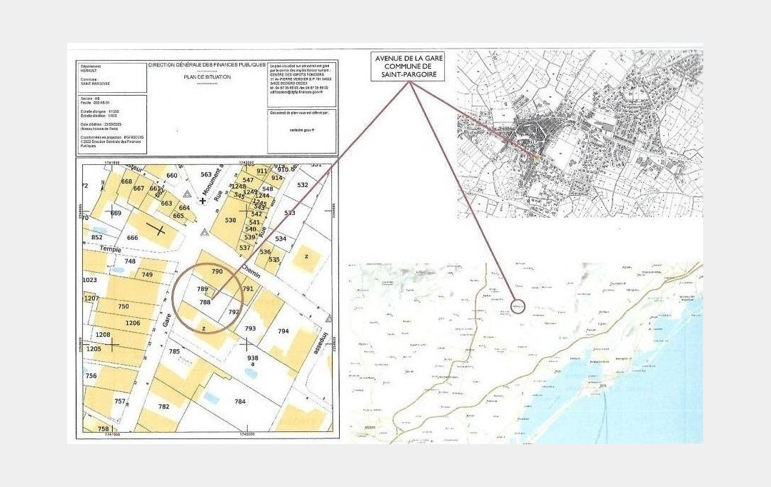 AGENCE BARRYS IMMOBILIER : Terrain | SAINT-PARGOIRE (34230) | 0 m2 | 95 000 € 